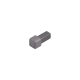 Eckstück Vollmaterial Quadroprofil,ESV2A,geb12,5mm