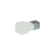 Eckstück Quadro, Alu, weiß pulverbeschichtet, 11mm